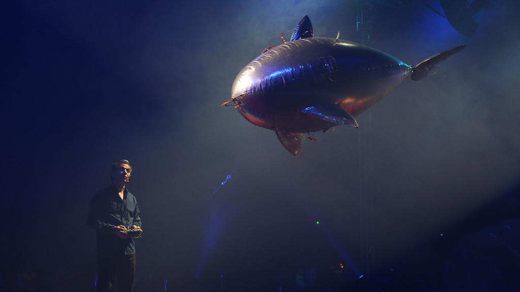 Festival International du Cirque 2017 - Numéro Claude CRIBLEZ Le dirigeable
