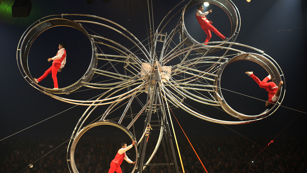 Festival International du Cirque 2017 - Numéro Mustapha Danguir Roue de la mort