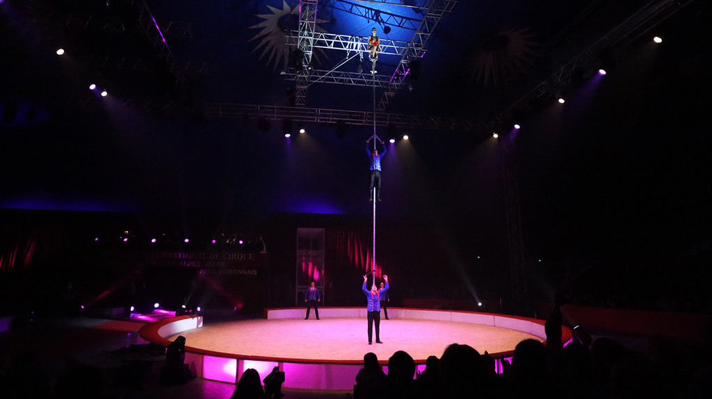 Festival International du Cirque 2016 - Numéro Troupe Saralaevs - équilibres de perches