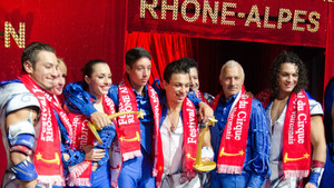 Festival International du Cirque 2015 - remise des prix Famille Casselly - Messoudi Brothers