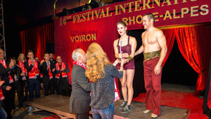 Festival International du Cirque 2015 - Remise des prix Etoile d'argent Karen Goudreault & Dominique Lacasse